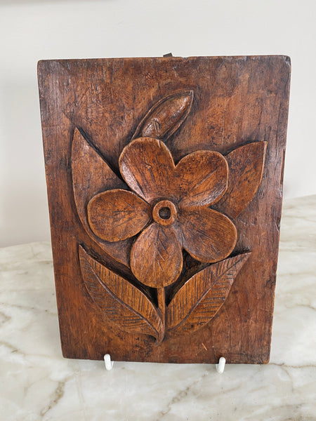 Decorative Wood Carving - Rose