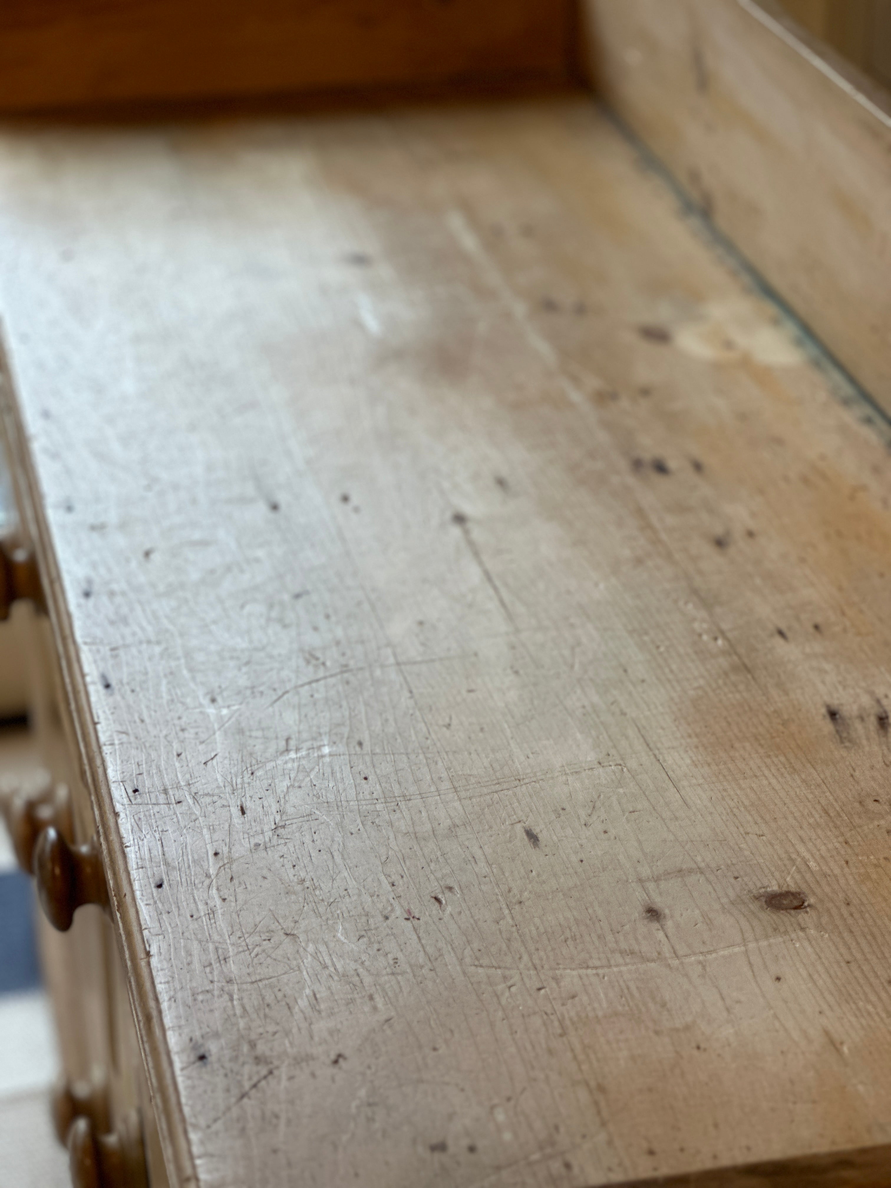 Large Vintage Pine Wash Stand