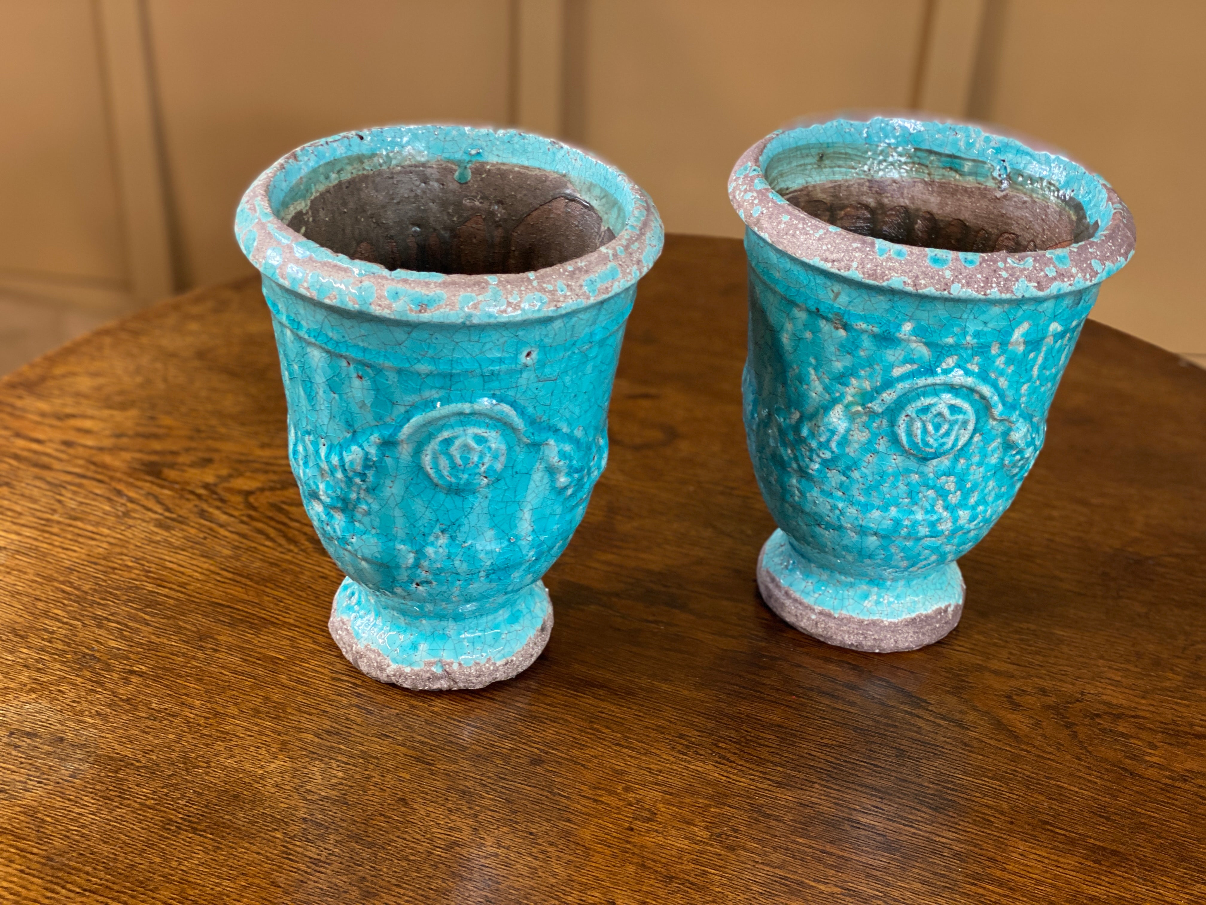 Turquoise Ceramic Vases