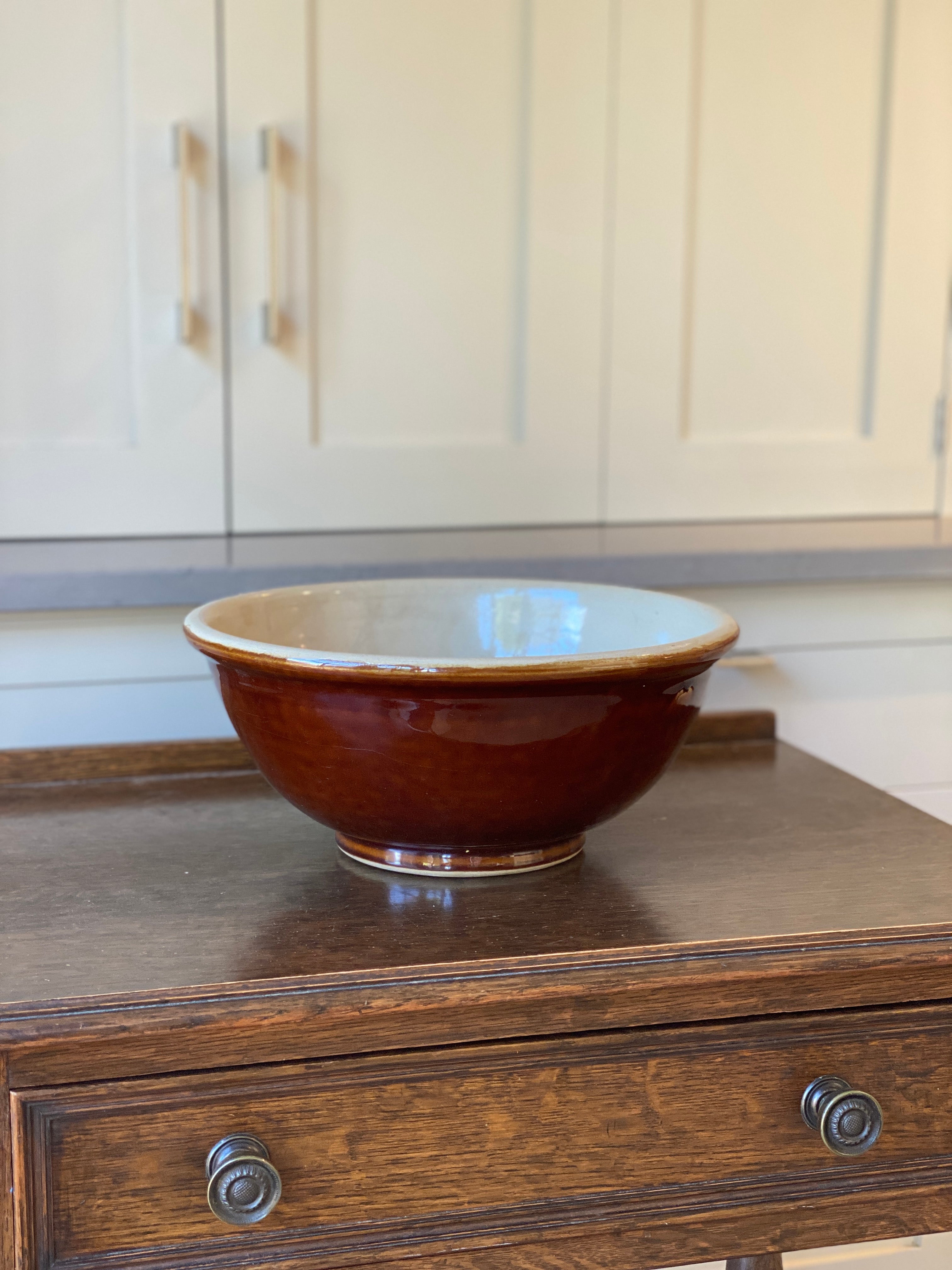 Small brown Dairy Bowl