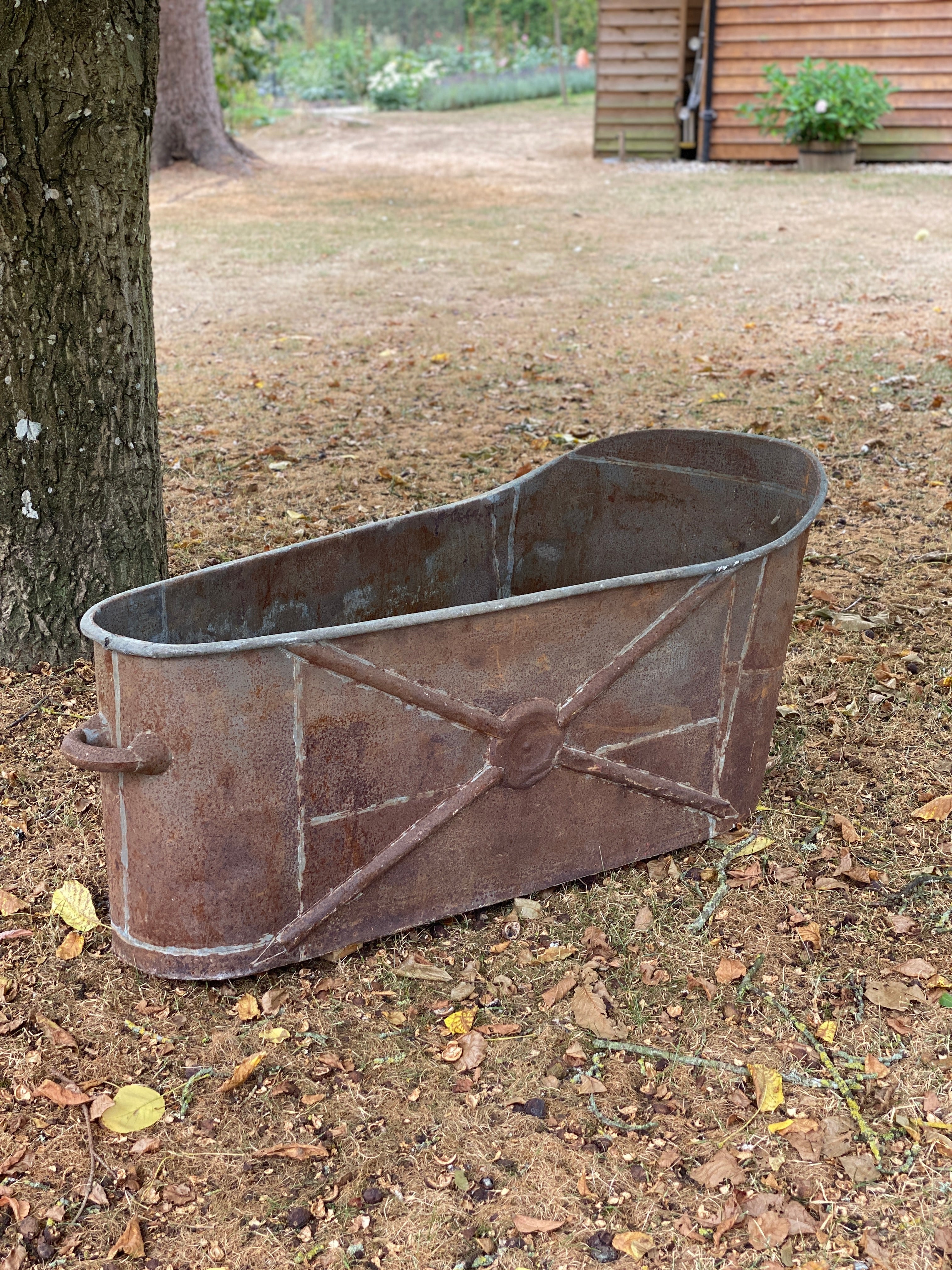 Stunning French Galvanised Bath