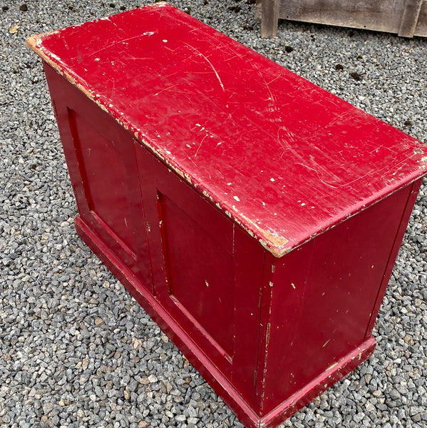 Vintage Red Cabinet