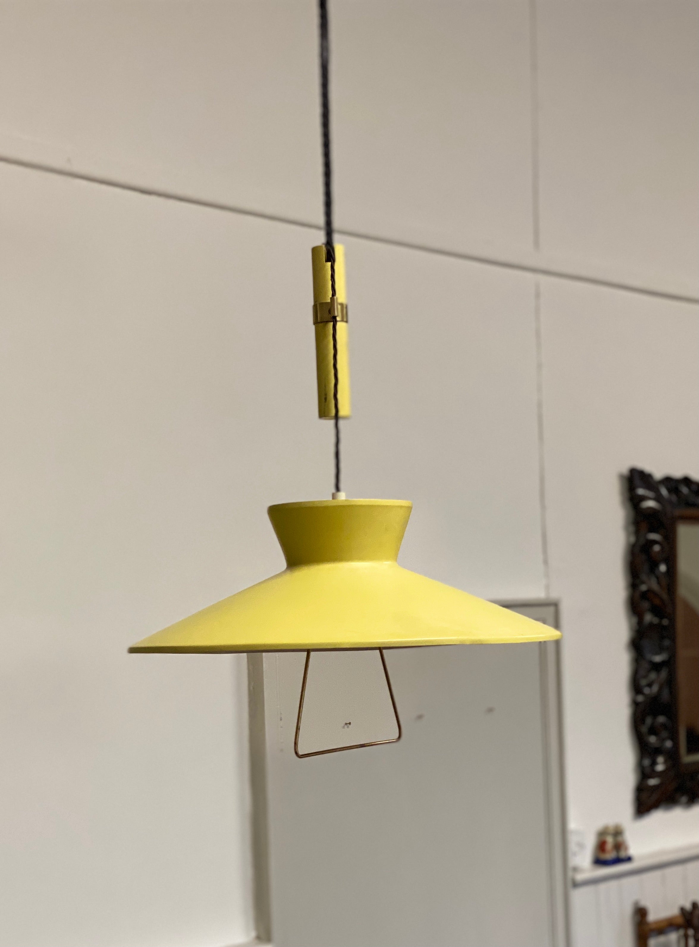 1950s Italian Counterweight Arteluce Pendant