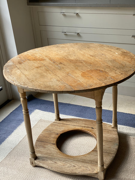 Faded Pitch Pine Tavern Table