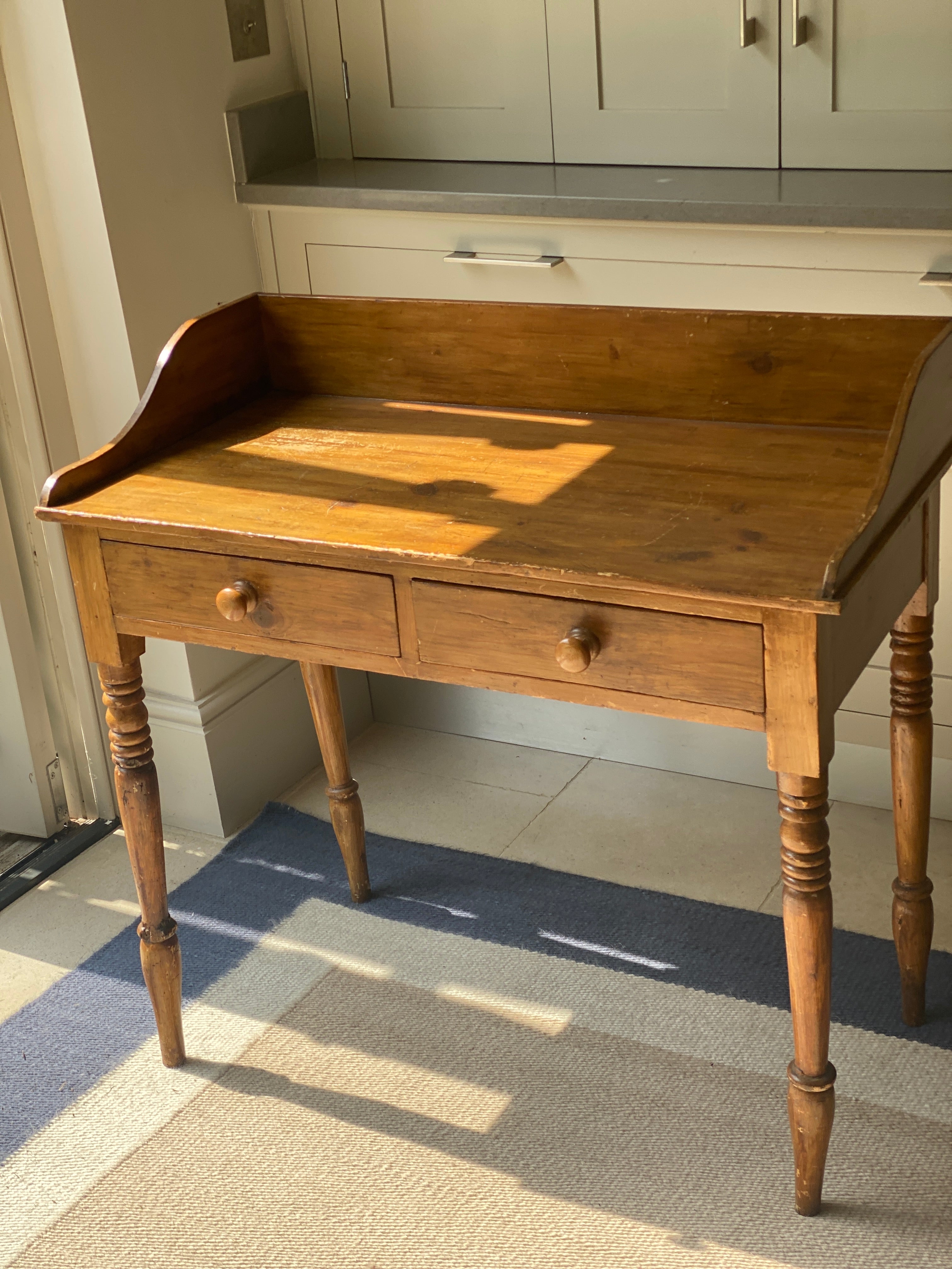 Attractive Faux Oak Washstand/ Desk