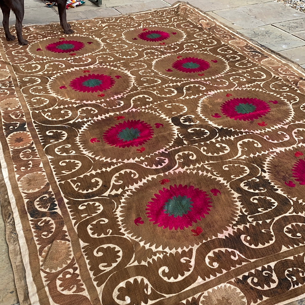 Extremely large Afghan Suzani Textile