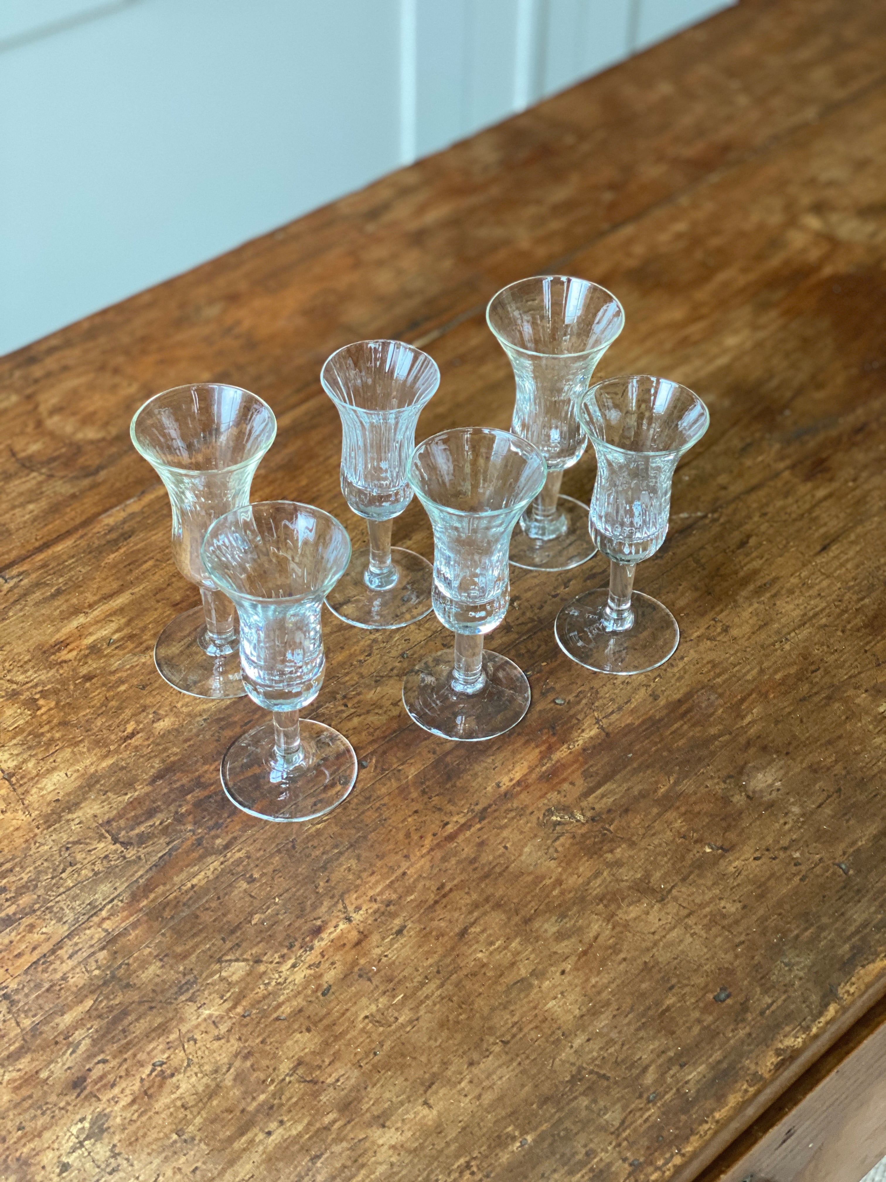 6 Charming Tiny Sherry Glasses