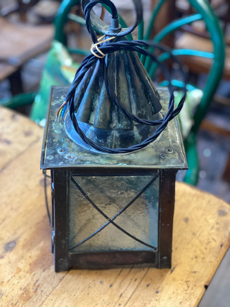 Arts & Crafts Copper Lantern