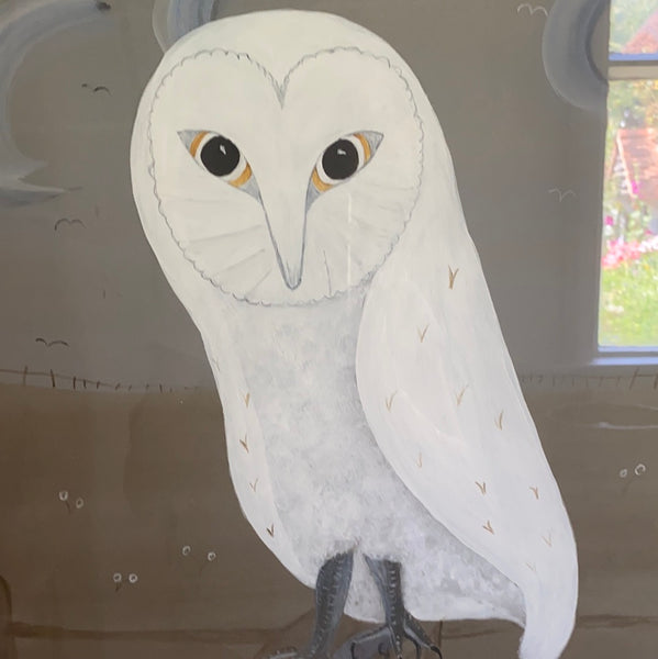 Pearl Bugg Painting - Owl