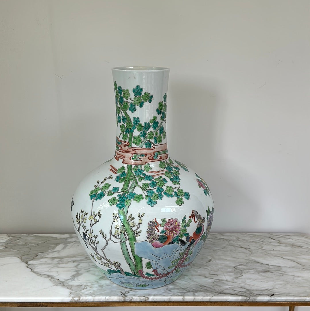 Extremely Large Chinese Bottleneck Vase