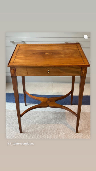 Pretty Early 20th C Side Table with Drawer