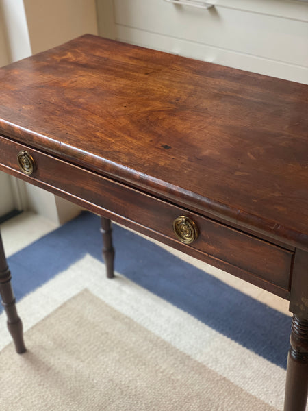 19th Century Irish Regency Mahogany Side Table