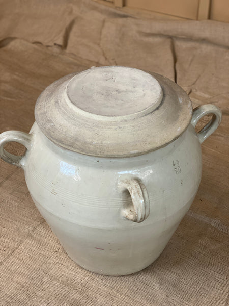 Extra Large French Olive Oil Pot