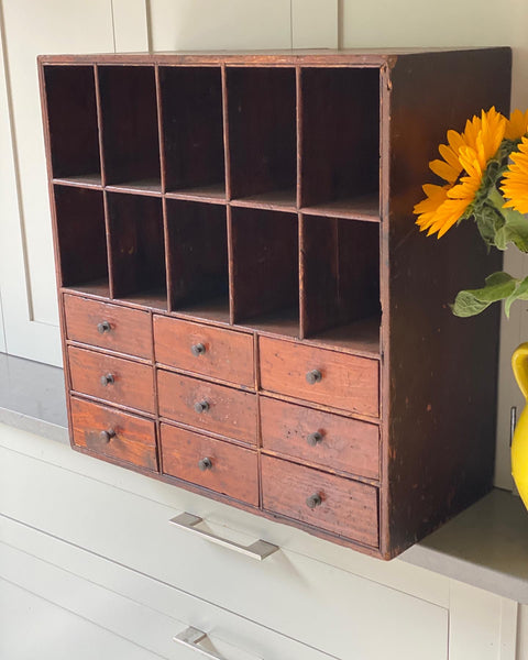 Attractive Small Pigeon Holes and Small Drawers Unit