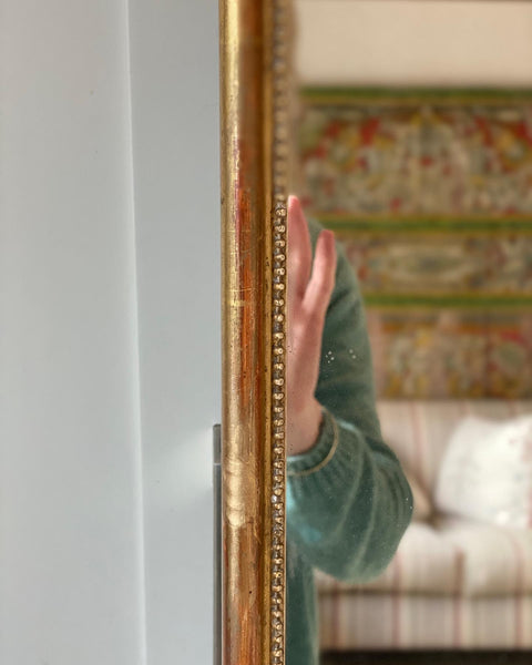Tall Gilt Dressing Room Mirror