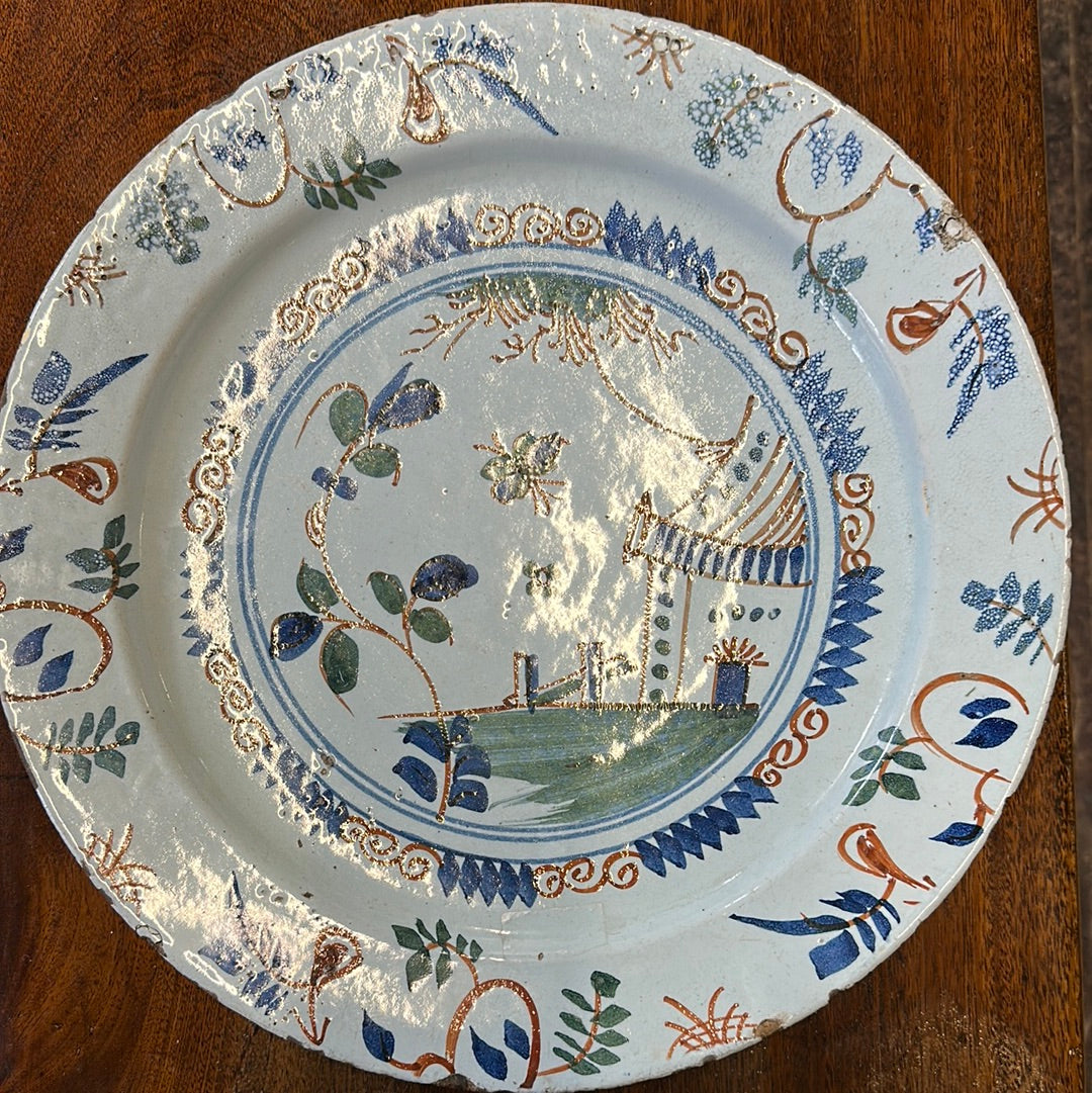 Polychrome Delft Dutch Charger