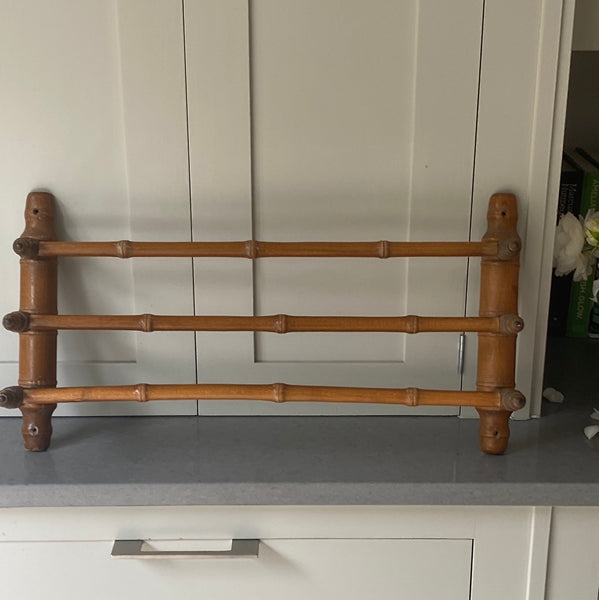3 Tiered French Faux Bamboo Towel Rail