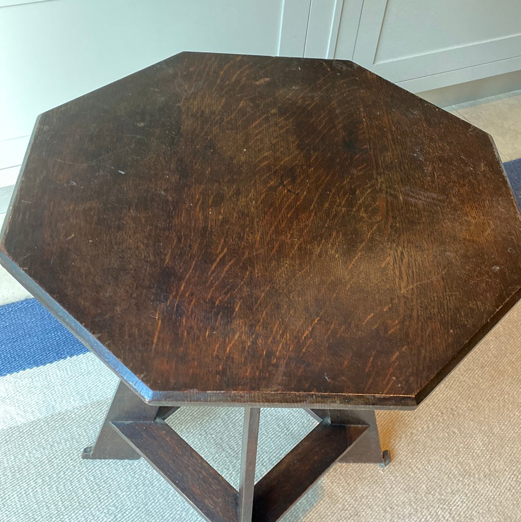 Liberty & Co Oak Octoganal Table – Litten Tree Antiques