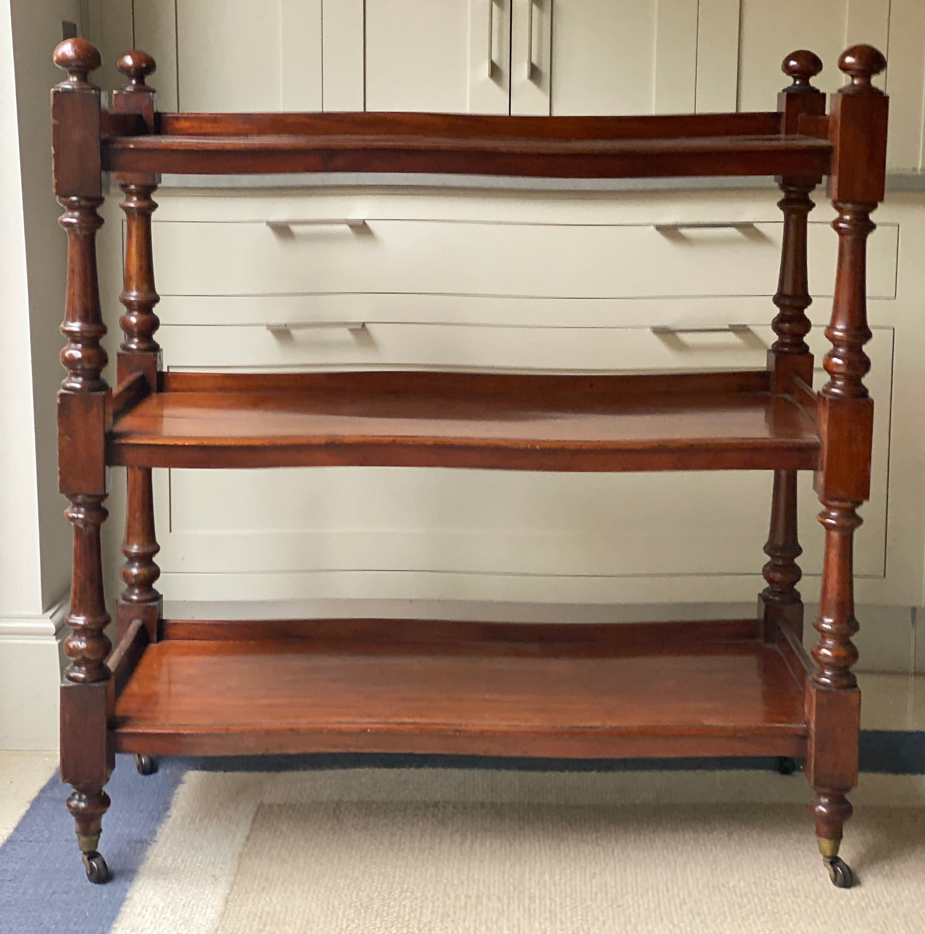 19th Century Mahogany Buffet on Castors