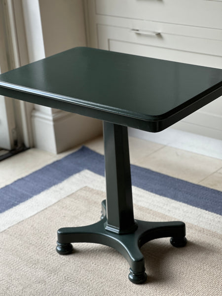 Small Charming Pedestal Table in Studio Green Gloss by F&B