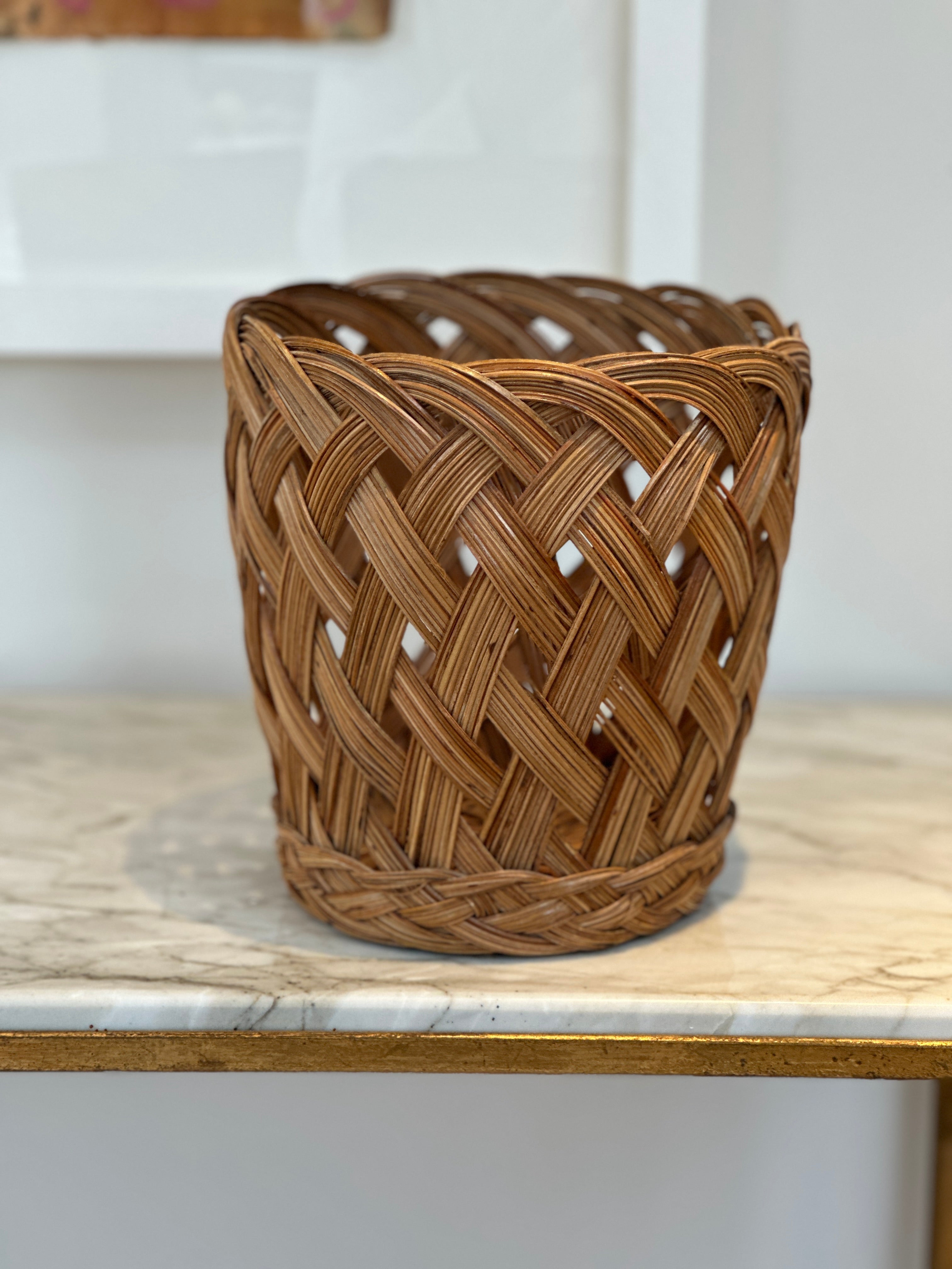 Vintage Reeded Planter