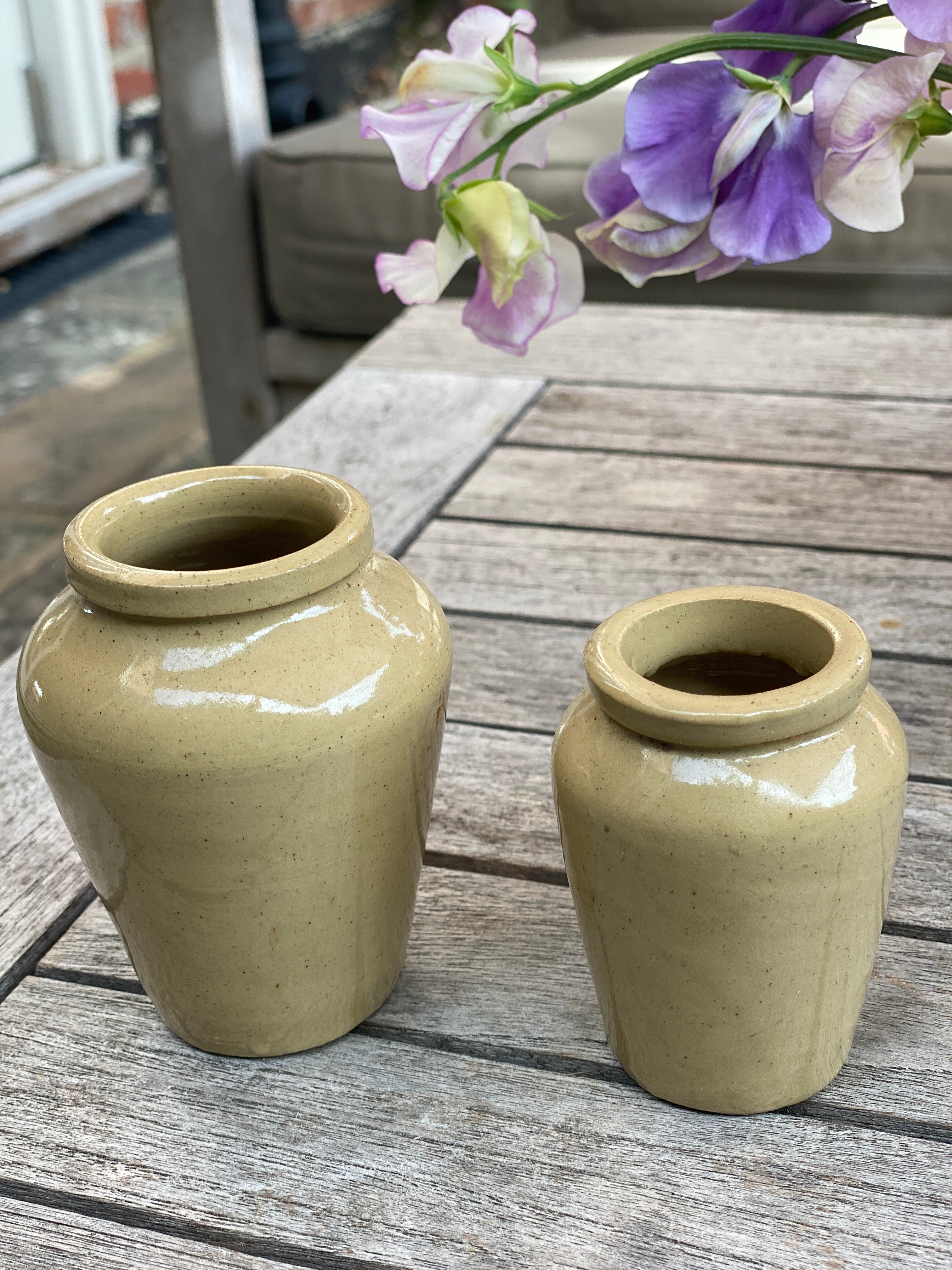 Set of 5 Small Mustard Pots