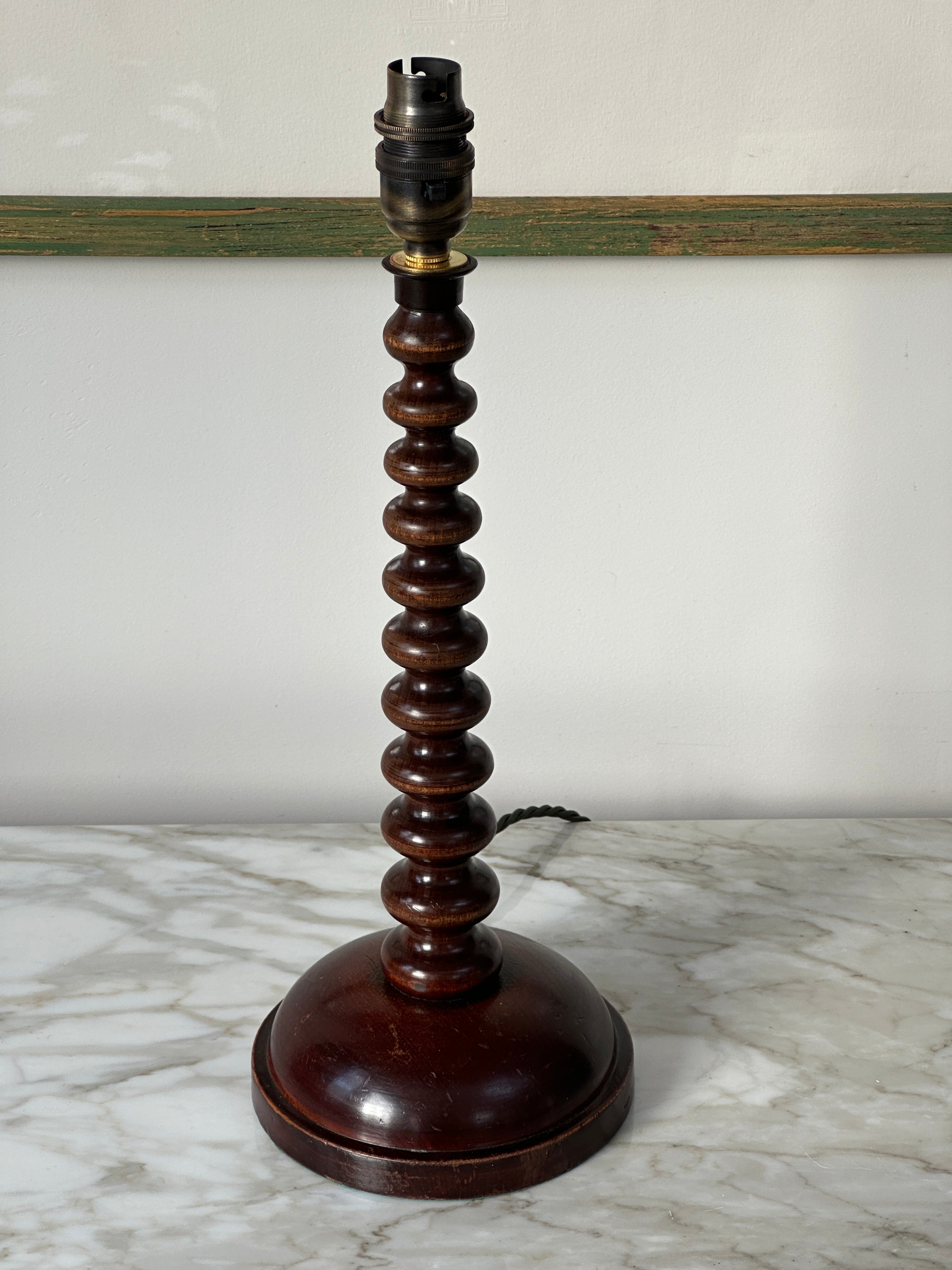 Lovely Bobbin Turned Table Lamp