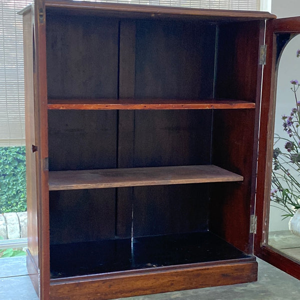 Small Glazed Wall or Standing Cupboard