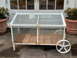 142cm W Large Glass Coldframe on Wheels